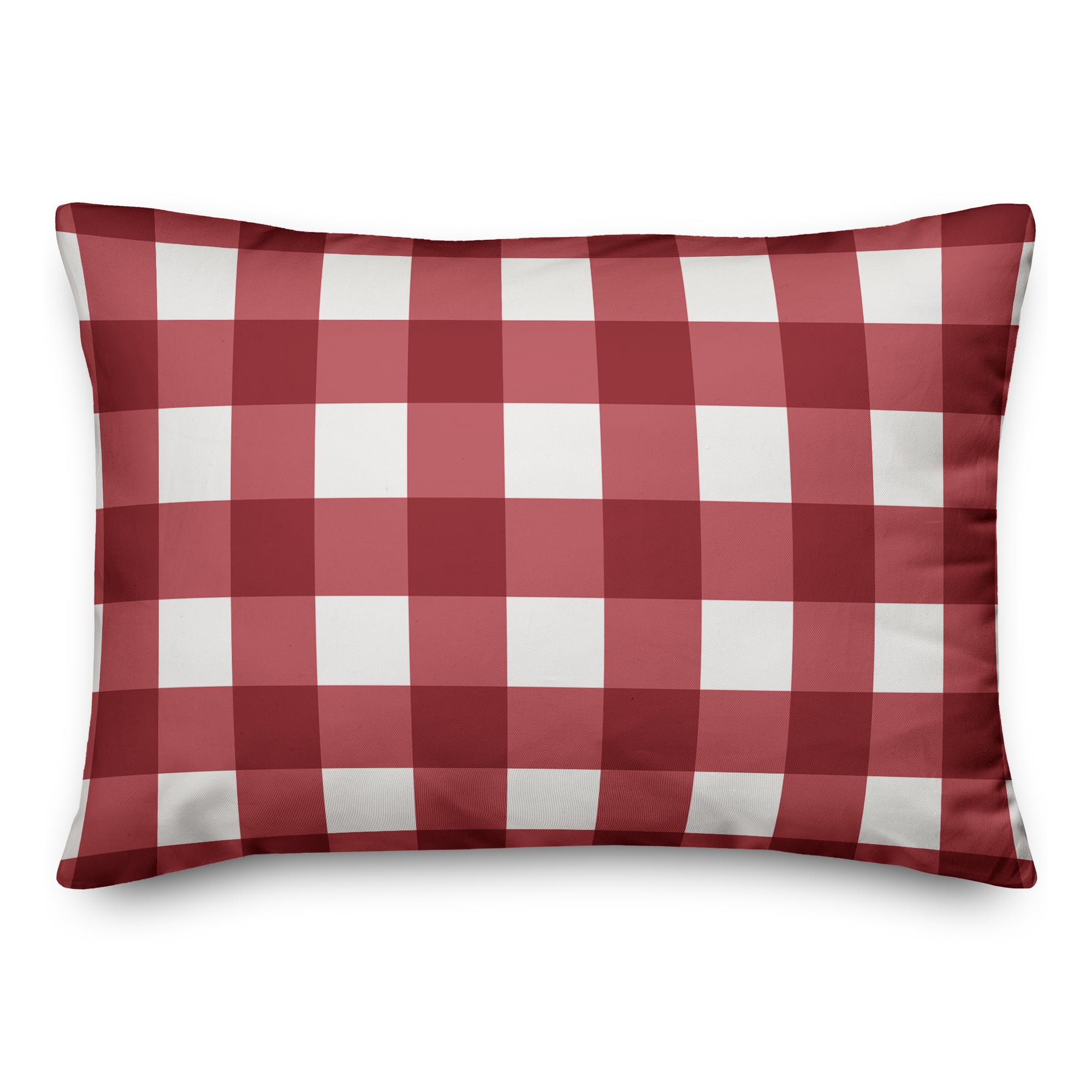 Red Buffalo Check Throw Pillow